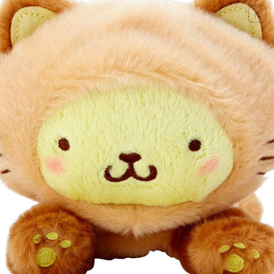 Japan Sanrio Mascot Holder - Pompompurin / Cat - 4