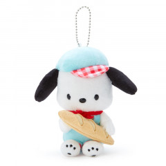 Japan Sanrio Mascot Holder - Pochacco / Hapidanbui Cooking