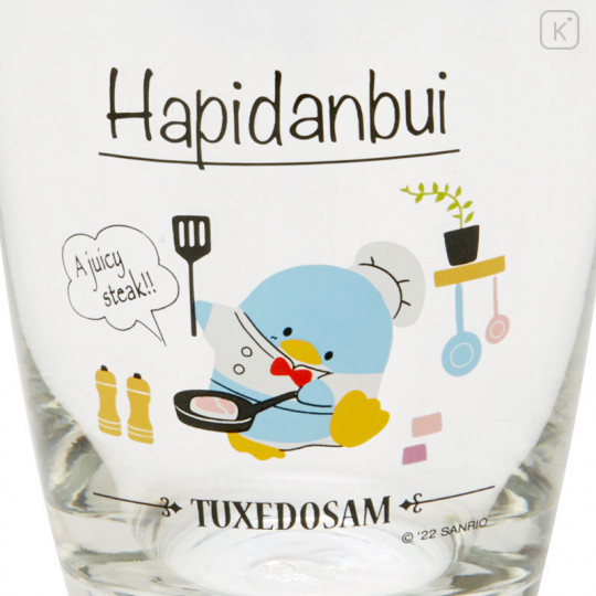 Japan Sanrio Glass - Tuxedosam / Hapidanbui Cooking - 2