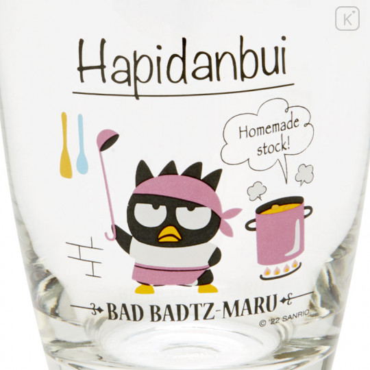Japan Sanrio Glass - Badtz-maru / Hapidanbui Cooking - 2