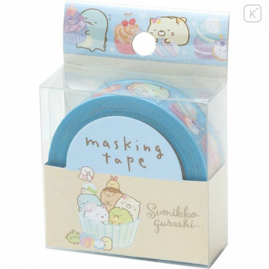 Japan San-X Washi Masking Tape - Sumikko Gurashi / Sweets - 1