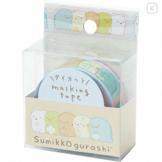 Japan San-X Die-cut Washi Masking Tape - Sumikko Gurashi / Sumikko - 1