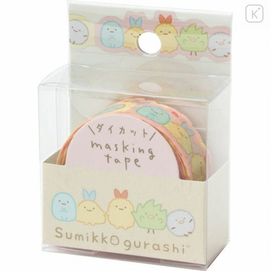Japan San-X Die-cut Washi Masking Tape - Sumikko Gurashi / Minniko - 1