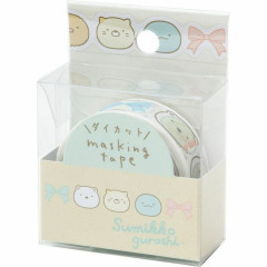 Japan San-X Die-cut Washi Masking Tape - Sumikko Gurashi / Ribbon