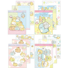 Japan San-X Mini Notepad 4pcs Set - Sumikko Gurashi / Dog Cosplay with Puppy