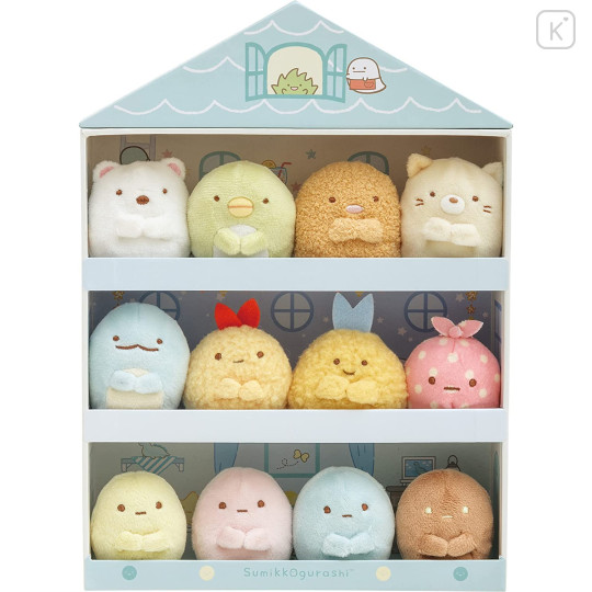 Japan San-X Plush Storage - Sumikko Gurashi / House Blue - 4