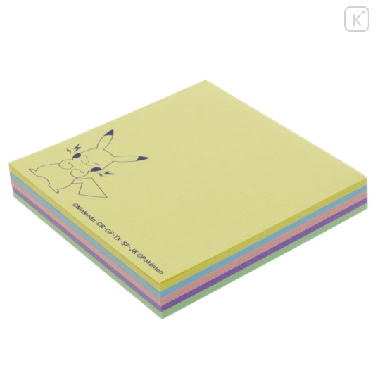 Japan Pokemon Tack Memo Sticky Notes - Pikachu : Poke Days 4 Yellow - 3