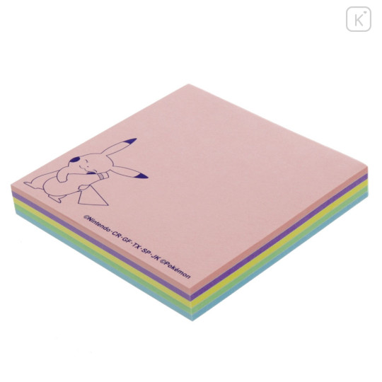 Japan Pokemon Tack Memo Sticky Notes - Pikachu : Poke Days 4 Pink - 3