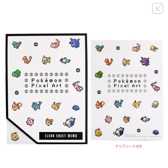 Japan Pokemon A6 Notepad - Pixel Art - 1