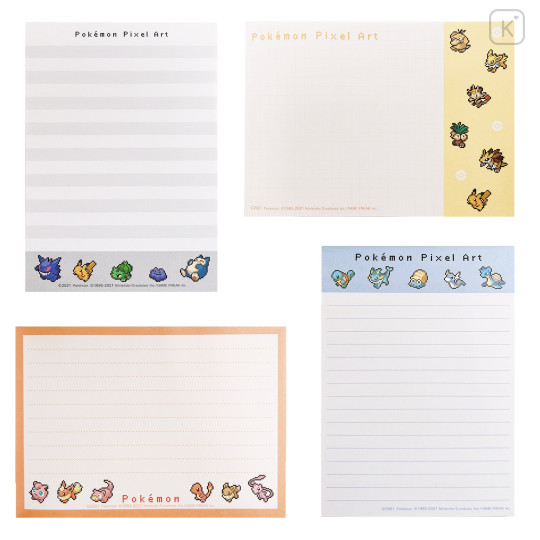 Japan Pokemon A6 Notepad - Pixel Art - 3