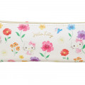 Japan Sanrio Slim Pen Case - Hello Kitty / Colorful Flowers - 5