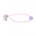 Japan Sanrio Kids Mascot Hair Tie - Hello Kitty / Heart Pink - 1