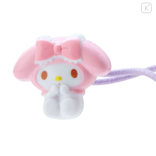 Japan Sanrio Kids Mascot Hair Tie - My Melody / Heart - 2