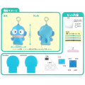 Japan Sanrio Keychain Plush Sewing Kit - Hangyodon - 4