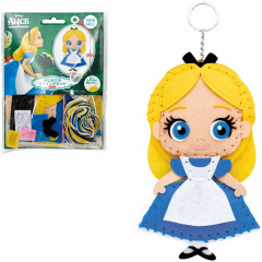 Japan Disney Keychain Plush Sewing Kit - Alice