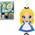 Japan Disney Keychain Plush Sewing Kit - Alice - 1