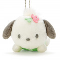 Japan Sanrio Mascot Holder - Lying Down Pochacco / Spring Breeze - 2