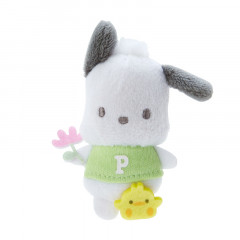 Japan Sanrio Mascot Brooch - Pochacco / Spring Breeze