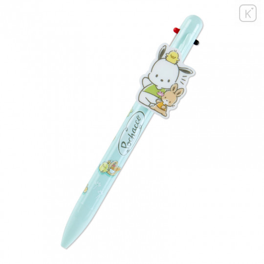Japan Sanrio 3 Color Multi Ball Pen - Pochacco / Spring Breeze - 1