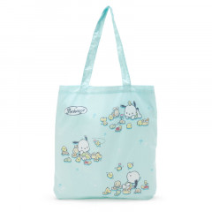 Japan Sanrio 3 Pocket Tote Bag - Pochacco / Spring Breeze