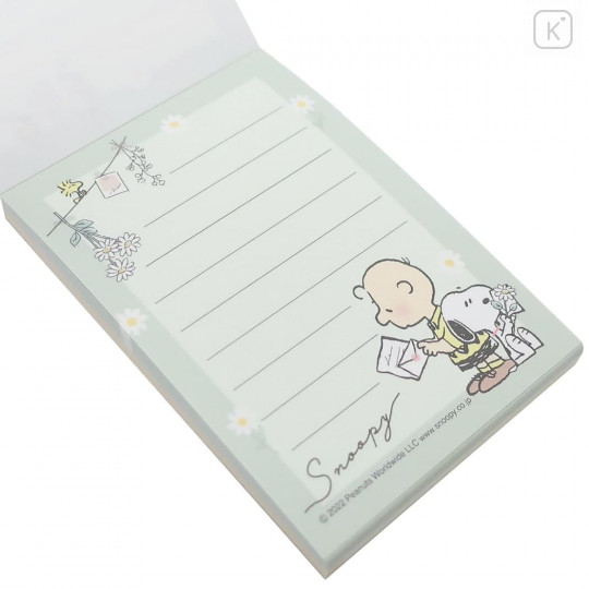 Japan Peanuts Mini Notepad - Snoopy and his friends / Daisy - 3