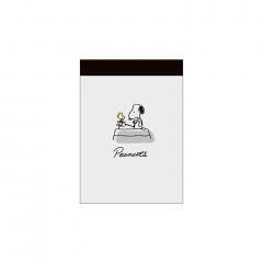 Japan Peanuts Mini Notepad - Snoopy / White