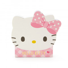 Japan Sanrio Die-cut Face Memo - Hello Kitty