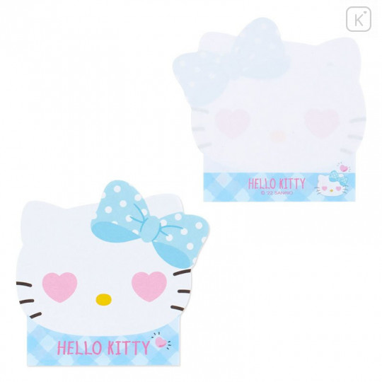Japan Sanrio Die-cut Face Memo - Hello Kitty - 5