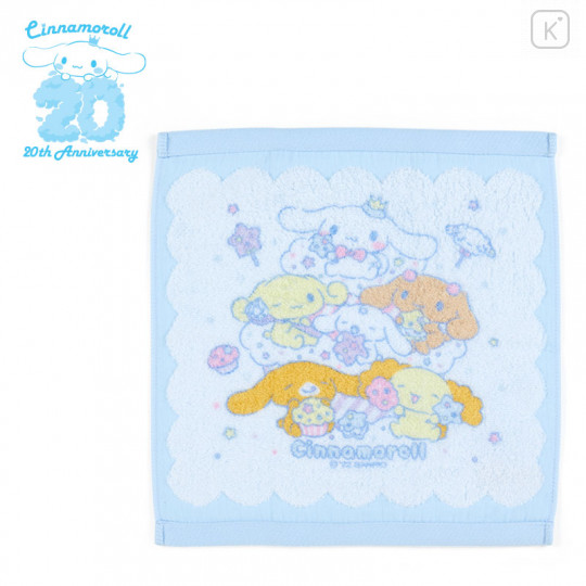 Japan Sanrio Hand Towel - Cinnamoroll / 20th Anniversary Birthday - 1