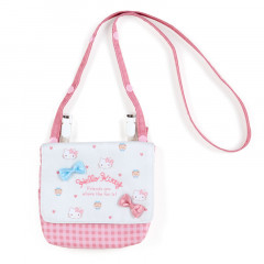 Japan Sanrio Shoulder Pocket Bag - Hello Kitty / Pink