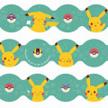 Japan Pokemon Washi Paper Masking Tape - Pikachu / Poke Days 4 Green - 2
