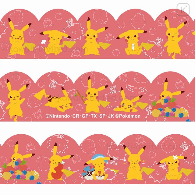 Running Pikalution Washi Tape