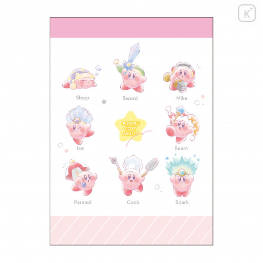 Japan Kirby Mini Notepad - Copy Ability - 1