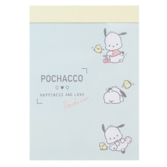 Japan Sanrio Mini Notepad - Pochacco / Light Green