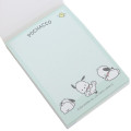 Japan Sanrio Mini Notepad - Pochacco / Light Green - 2