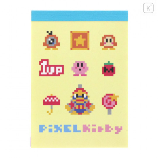 Japan Kirby Mini Notepad - Pixel Kirby - 1