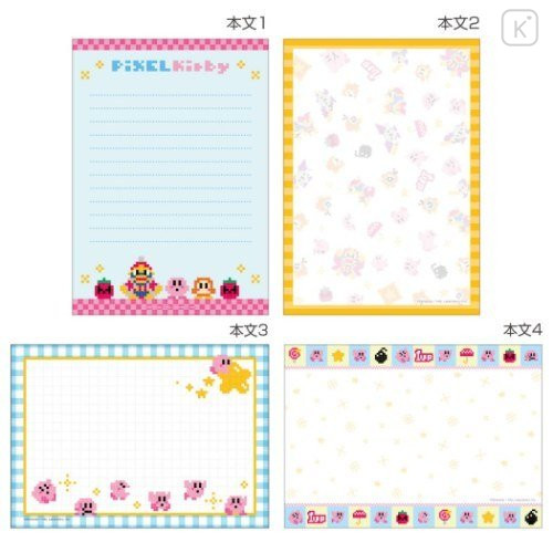 Japan Kirby A6 Notepad - Pixel Kirby - 2