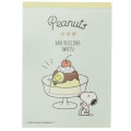 Japan Peanuts A6 Notepad - Snoopy / Delicious Dessert - 1