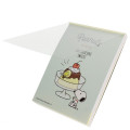 Japan Peanuts A6 Notepad - Snoopy / Delicious Dessert - 3