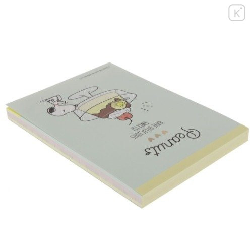 Japan Peanuts A6 Notepad - Snoopy / Delicious Dessert - 5