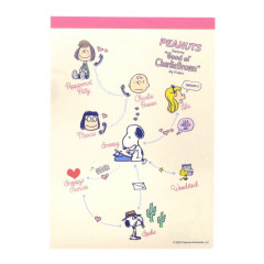 Japan Peanuts A6 Notepad - Snoopy / Friends A