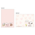 Japan Peanuts Mini Notepad - Snoopy / Delicious Sweets - 2