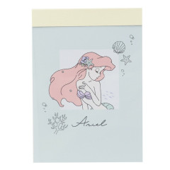 Japan Disney Mini Notepad - Little Mermaid Ariel / Chill