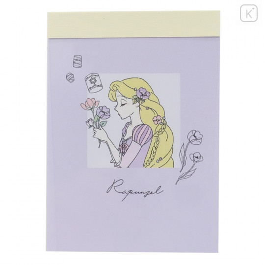 Japan Disney Mini Notepad - Rapunzel / Chill - 1