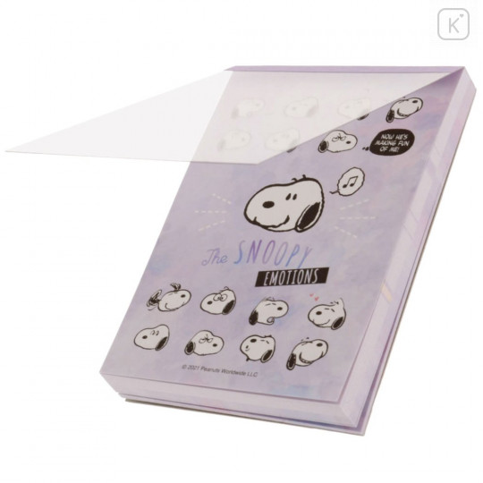 Japan Peanuts Mini Notepad - Snoopy / Purple - 3