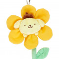 Japan Sanrio Flower Mascot Keychain - Pompompurin - 4