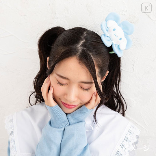 Japan Sanrio Flower Mascot Keychain - Cinnamoroll - 5