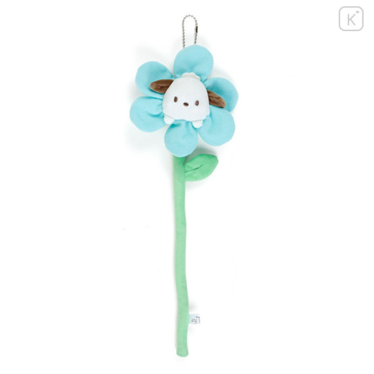Japan Sanrio Flower Mascot Keychain - Pochacco - 1