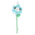 Japan Sanrio Flower Mascot Keychain - Pochacco - 1