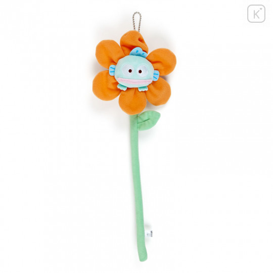Japan Sanrio Flower Mascot Keychain - Hangyodon - 1